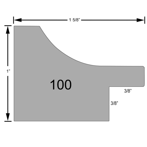 #100 Profile Drawing