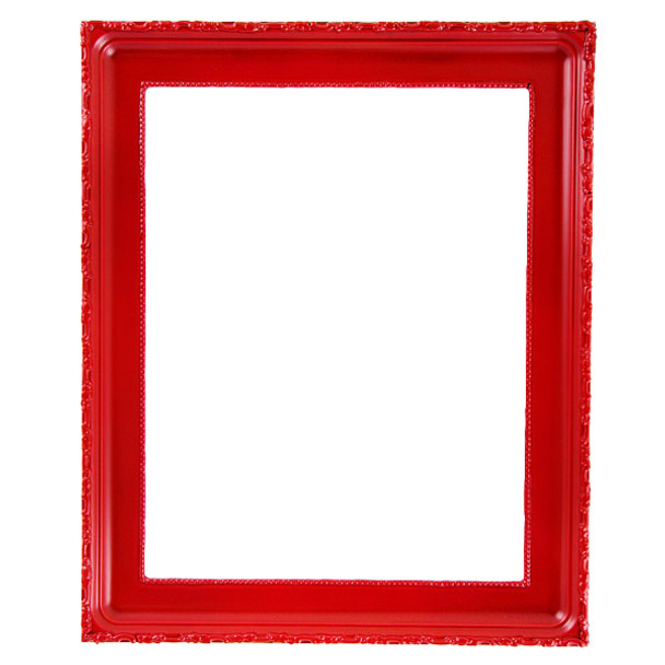 #401 Rectangle Frame - Holiday Red