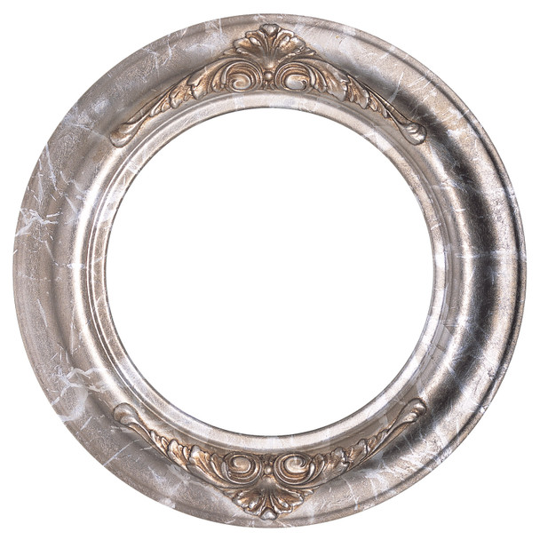 #451 Circle Frame - Champagne Silver