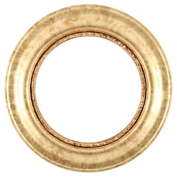 #456 Circle Frame - Champagne Gold