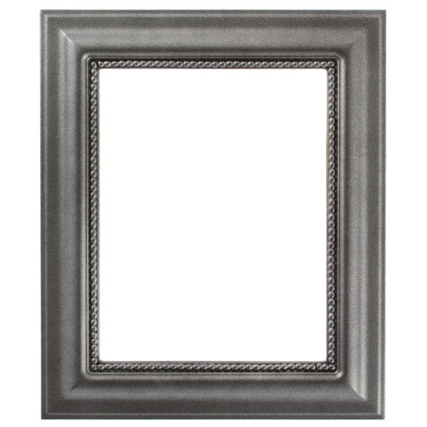 #458 Rectangle Frame - Black Silver