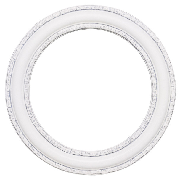 #462 Circle Frame - Linen White