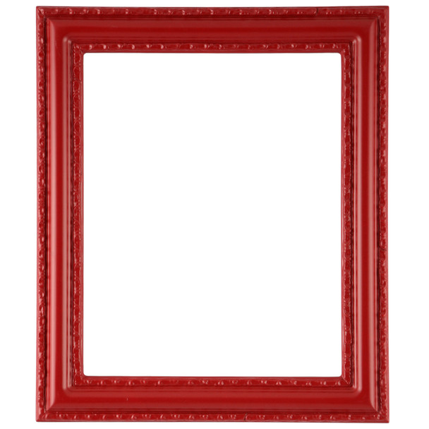 #462 Rectangle Frame - Holiday Red