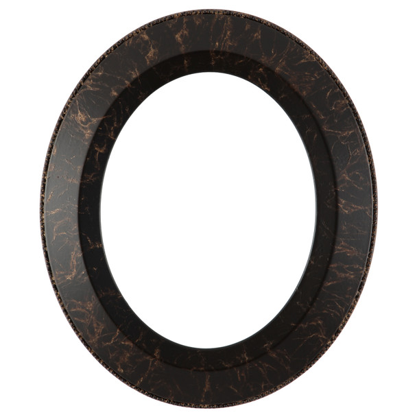 #486 Oval Frame - Veined Onyx