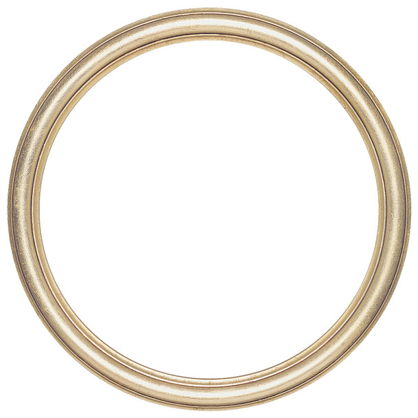 #550 Circle Frame - Gold Leaf