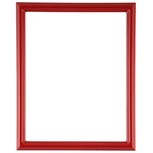 #550 Rectangle Frame - Holiday Red