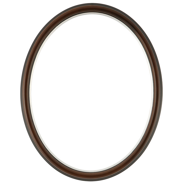 #551 Oval Frame - Rosewood with Silver Lip