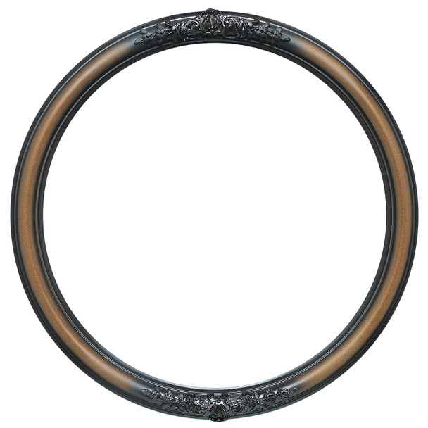 #554 Circle Frame - Walnut