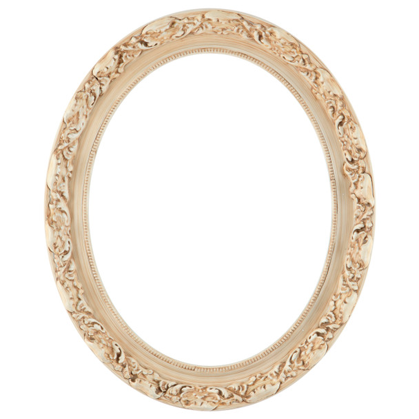 #602 Oval Frame - Antique White