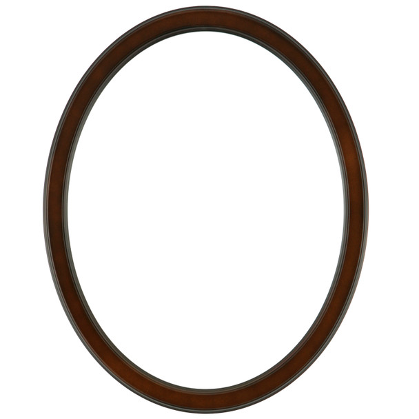 #810 Oval Frame - Walnut