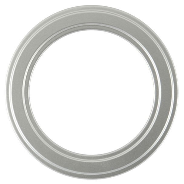 #820 Circle Frame - Silver Spray