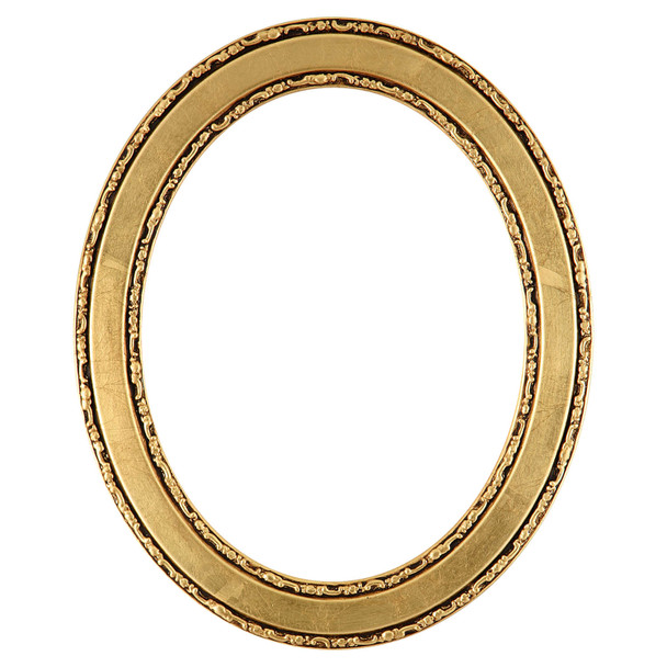 #822 Oval Frame - Gold Leaf