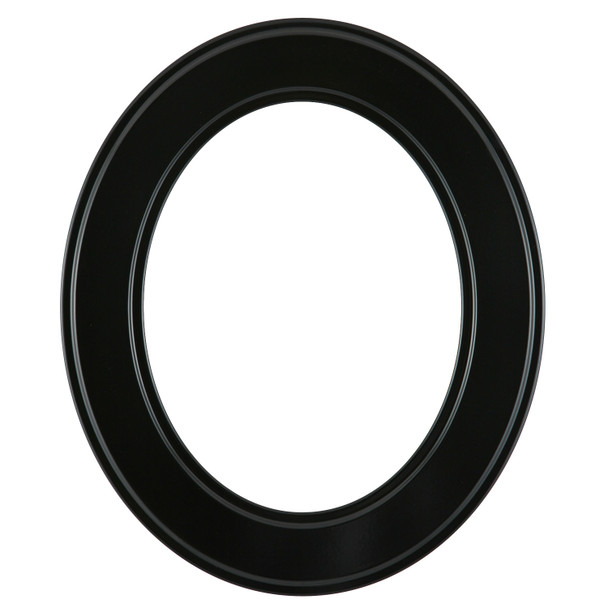 #830 Oval Frame - Gloss Black