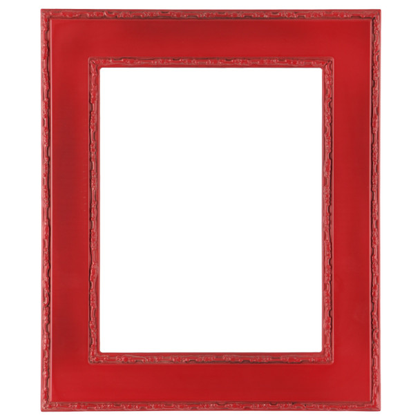 #832 Rectangle Frame - Holiday Red
