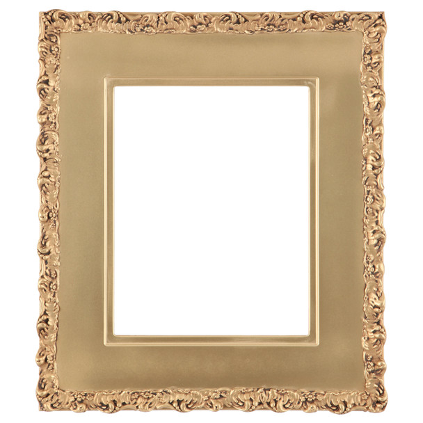 #844 Rectangle Frame - Gold Spray