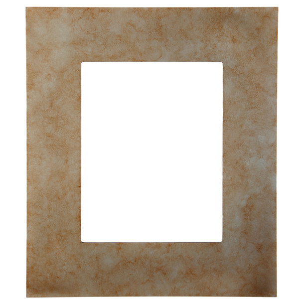 #854 Rectangle Frame - Burnished Silver