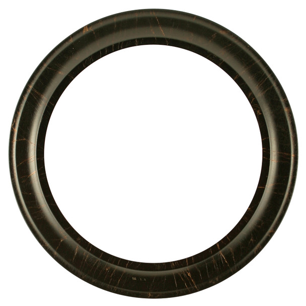 #871 Circle Frame - Veined Onyx