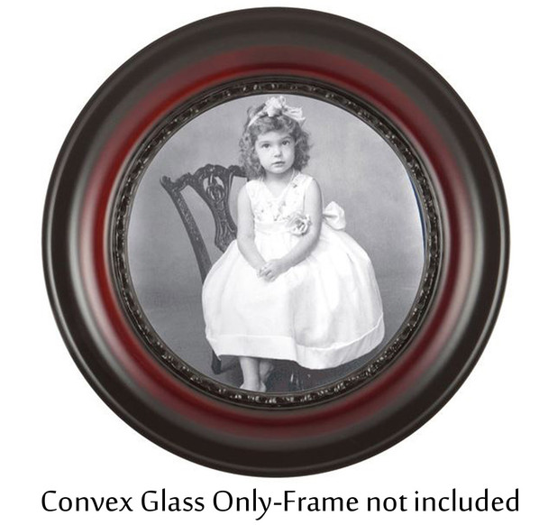 Round Convex Glass
