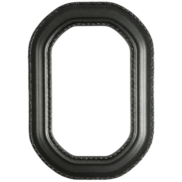 #452 Octagon Frame - Black Silver