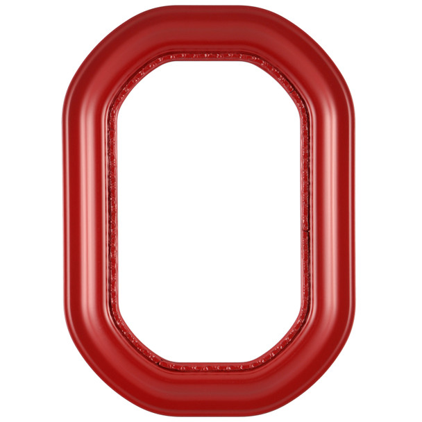 #456 Octagon Frame - Holiday Red