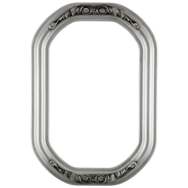 #461 Octagon Frame - Silver Spray