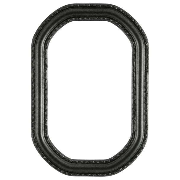 #462 Octagon Frame - Black Silver