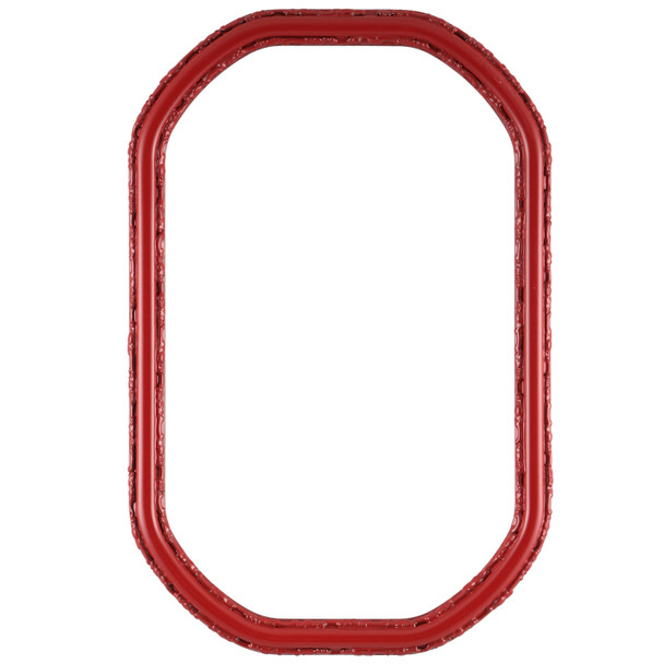 #553 Octagon Frame - Holiday Red