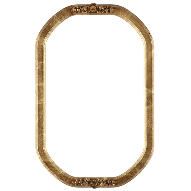 #811 Octagon Frame - Champagne Gold