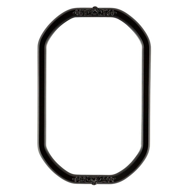#811 Octagon Frame - Gloss Black