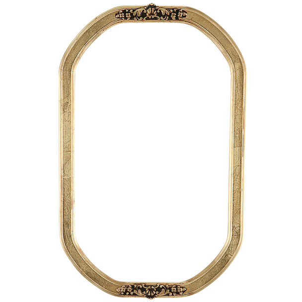 #811 Octagon Frame - Gold Leaf