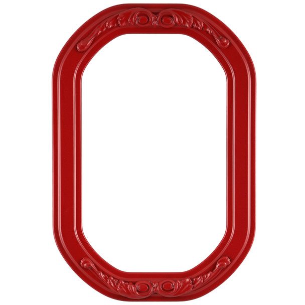 #821 Octagon Frame - Holiday Red