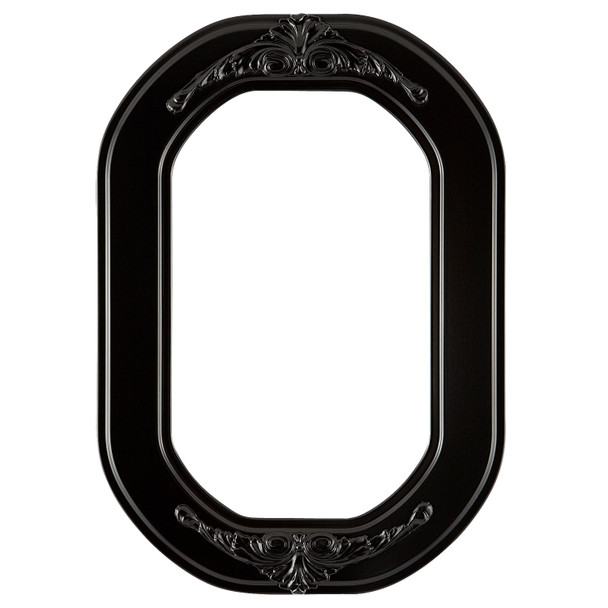 #831 Octagon Frame - Gloss Black