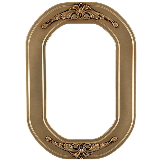 #831 Octagon Frame - Gold Spray