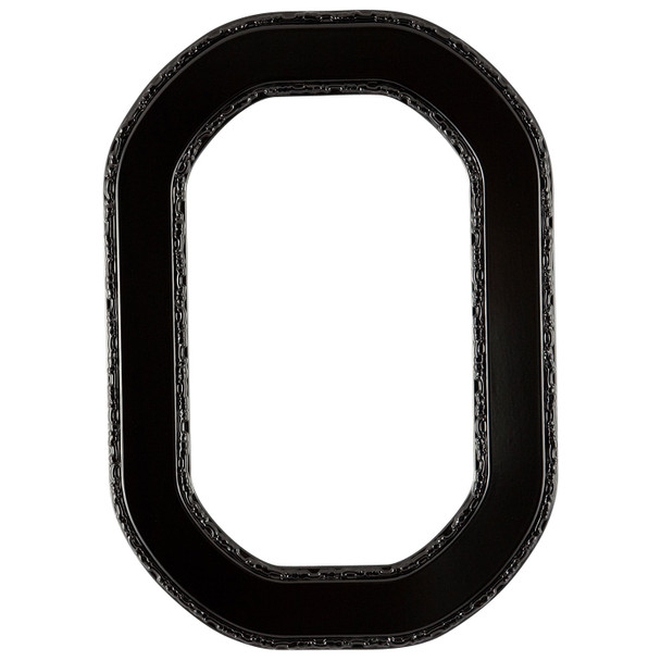#832 Octagon Frame - Gloss Black