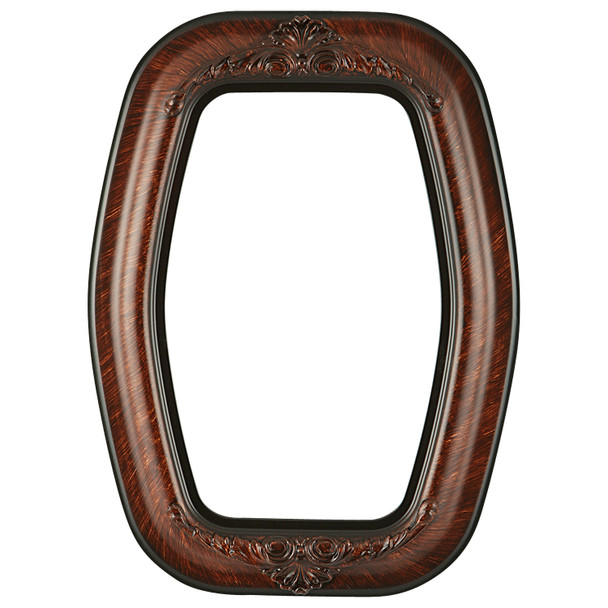 #451 Hexagon Frame - Vintage Walnut