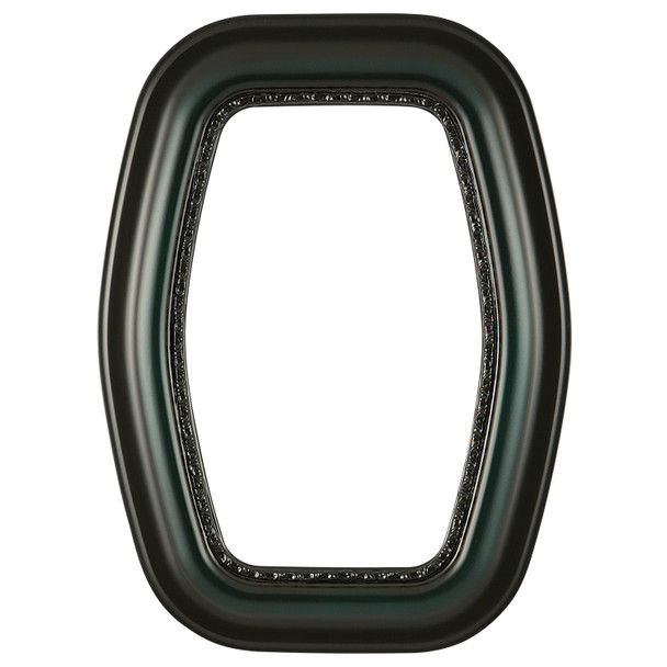 #456 Hexagon Frame - Hunter Green