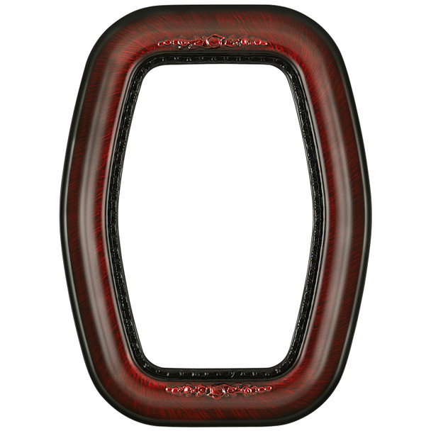 #457 Hexagon Frame - Vintage Cherry