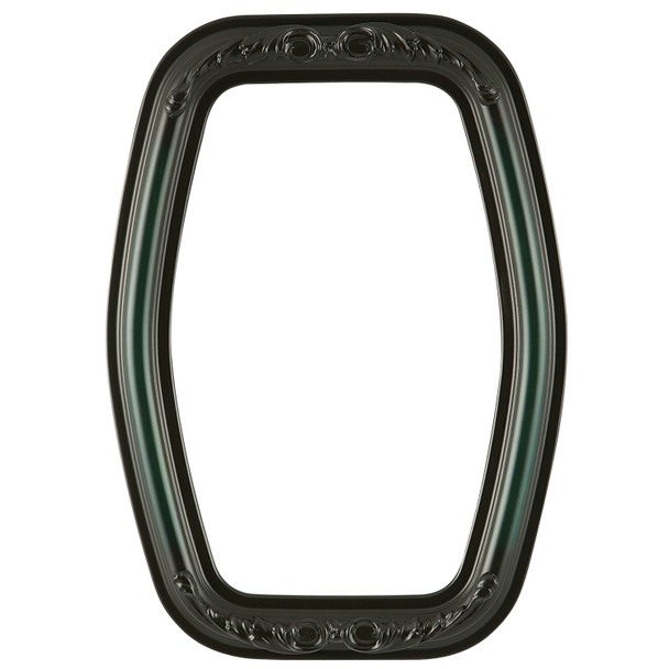 #461 Hexagon Frame - Hunter Green