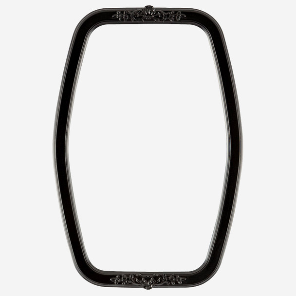 #811 Hexagon Frame - Gloss Black