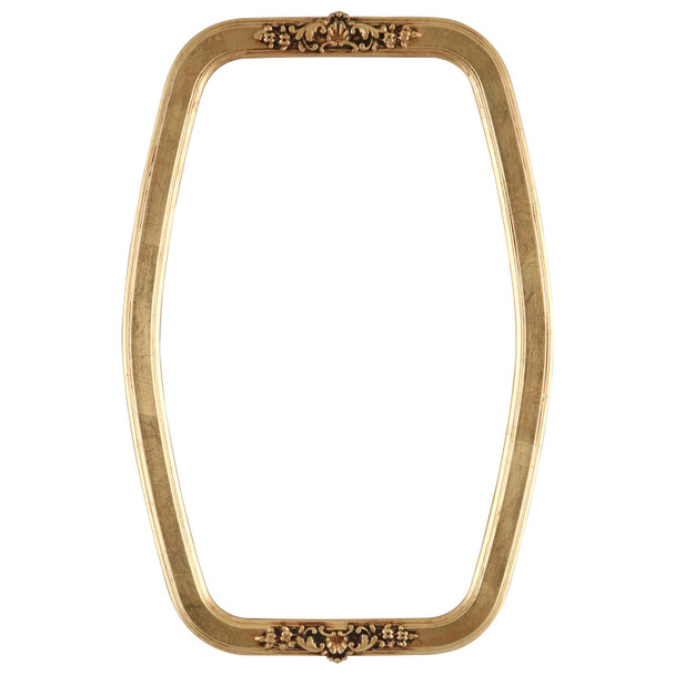 #811 Hexagon Frame - Gold Leaf