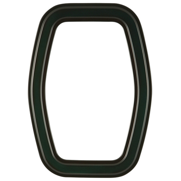 #820 Hexagon Frame - Hunter Green