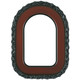 #844 Cathedral Frame - Rosewood