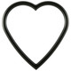 #250 Heart Frame - Matte Black