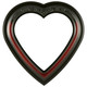 #451 Heart Frame - Rosewood