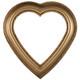 #452 Heart Frame - Desert Gold