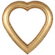 #452 Heart Frame - Gold Leaf