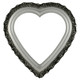 #454 Heart Frame - Silver Spray