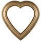 #456 Heart Frame - Desert Gold