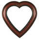 #457 Heart Frame - Vintage Cherry