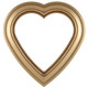 #458 Heart Frame - Gold Spray